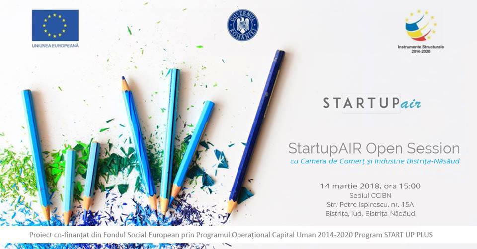 Startup Air - seminar de informare gratuit - Bistrita