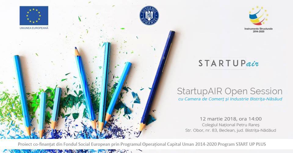 Startup Air - seminar de informare gratuit - Beclean