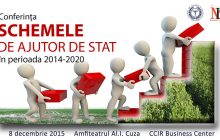 Conferinţa “Schemele de ajutor de stat în perioada 2014-2020”, Bucureşti, 8 decembrie 2015