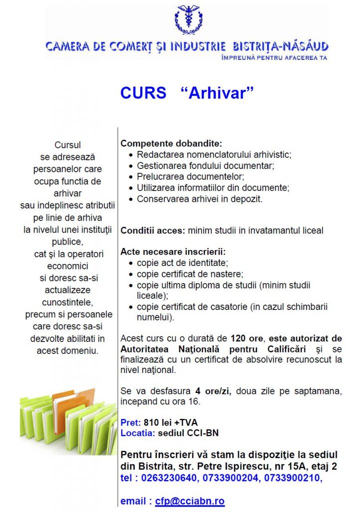 Curs Arhivar