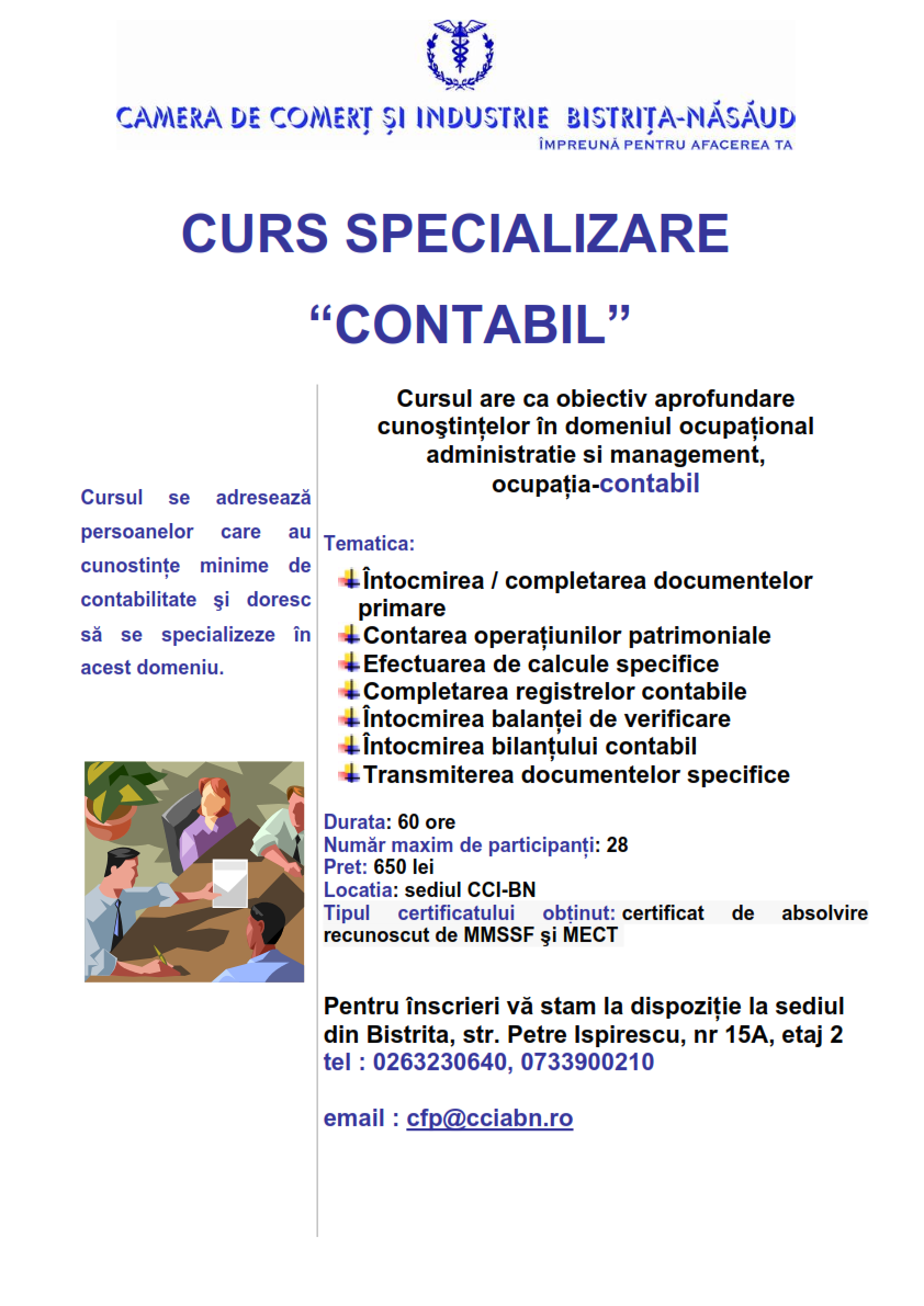 Curs specializare CONTABIL