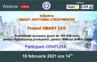 Webinarul de prezentare a proiectului SmartEEs - Comunicat de presa