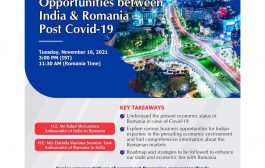 Webinarul de afaceri „ România – India oportunități de afaceri și investiții”