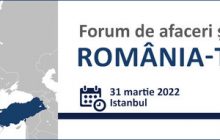 Forumul de afaceri si investitii Romania-Turcia, Istanbul, 31.03.2022
